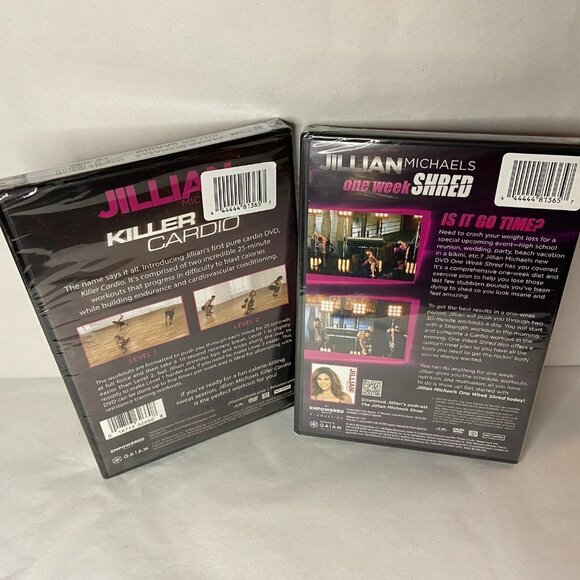 Set of two Jillian Michaels Fitness DVDs - Brand new! - Picture 2 of 2